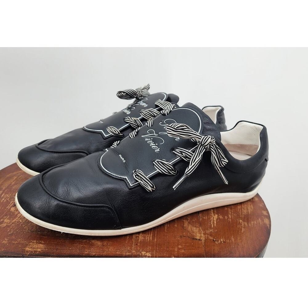 Roger Vivier Paris Genuine Leather Athletic Sneakers Size 39 1/2 39.5